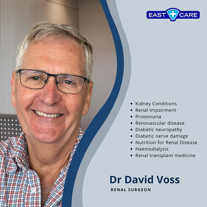 Dr David Voss | Renal Specialist | Kidney Doctor | East Care Specialist Centre